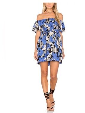 Free People Leaf Print Dress Size XS